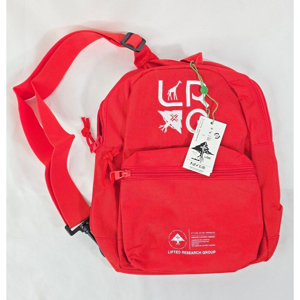 LRG Lifecycle Sling Shoulder Bag Red NWT